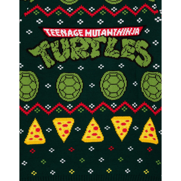 Teenage Mutant Ninja Turtles Unisex stickad tröja för vuxna L Gree Green L