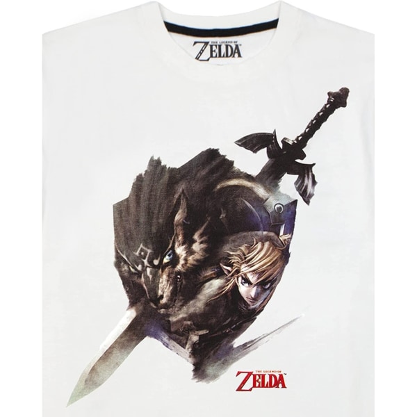 The Legend of Zelda Mens Pyjamas Set XL Vit/Grå/Svart White/Grey/Black XL