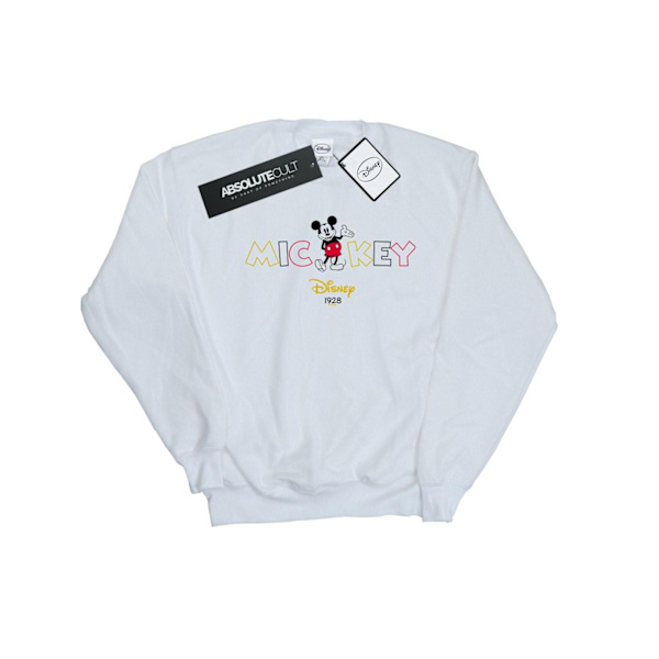 Disney Herr Mickey Mouse 1928 Sweatshirt 4XL Vit White 4XL