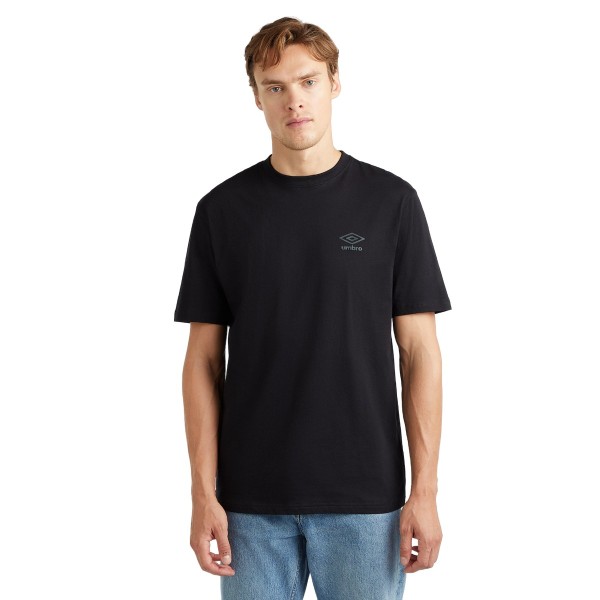 Umbro Mens Core Small Logo T-Shirt S Black/Woodland Grey Black/Woodland Grey S