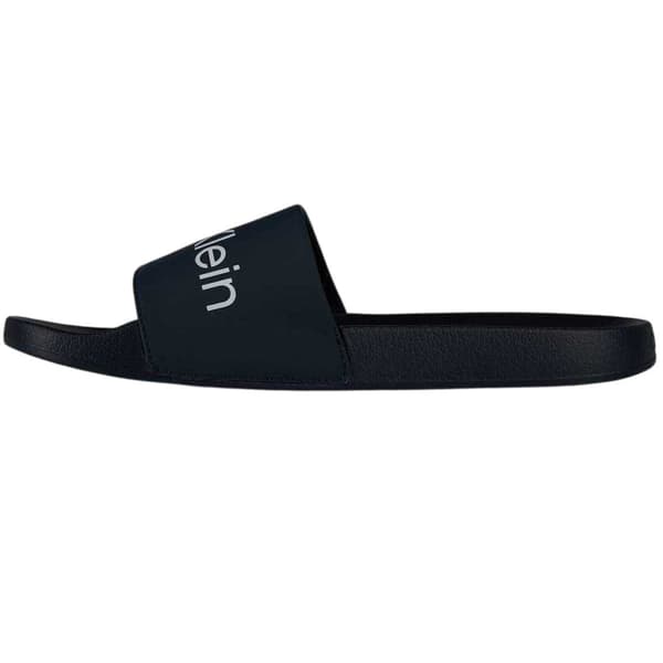 Calvin Klein Herr Flat Sliders 10 UK Marinblå/Vit Navy/White 10 UK