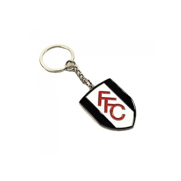 Fulham FC Crest Nyckelring One Size Vit/Svart/Röd White/Black/Red One Size