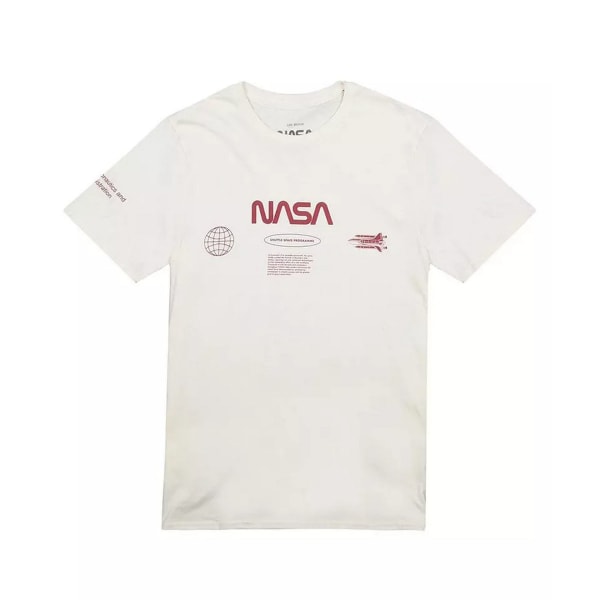 NASA Mens Space Program T-shirt XXL Natural Natural XXL