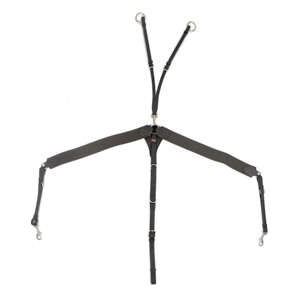 John Whitaker Läder Hästbröstplatta Full Black Black Full