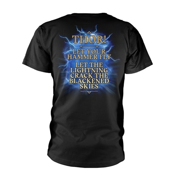 Amon Amarth Unisex Adult Crack The Sky T-Shirt XL Svart Black XL