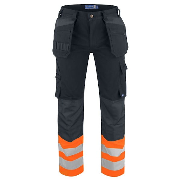 Projob Hi-Vis Byxor Herr 31R Orange/Svart Orange/Black 31R