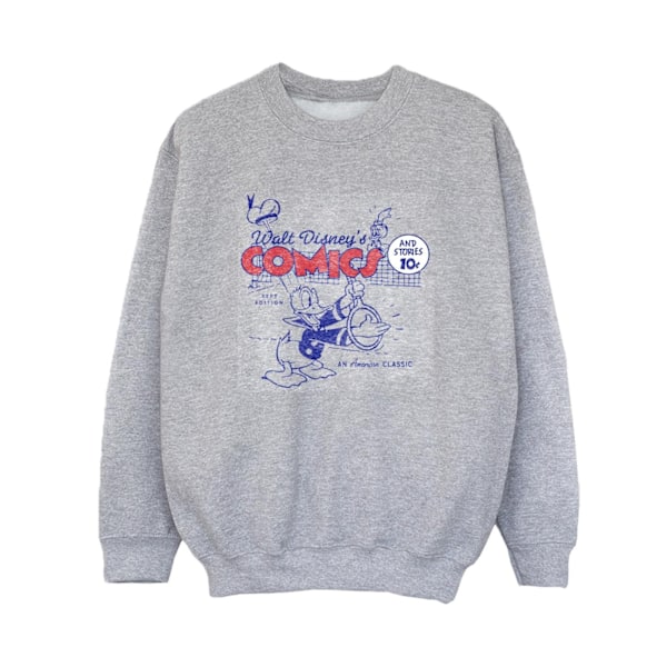 Disney Boys Donald Duck Comics Sweatshirt 7-8 år Sports Grey Sports Grey 7-8 Years