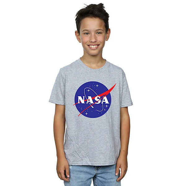NASA Boys Insignia Logo T-Shirt 5-6 år Sports Grey Sports Grey 5-6 Years