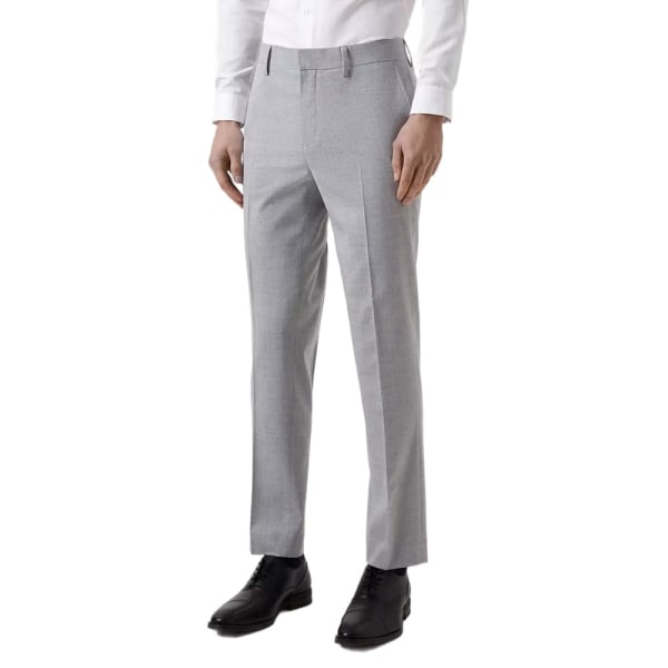 Burton Mens Marl Slim Suit Byxa 36R Grå Grey 36R