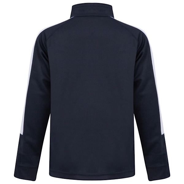 Finden & Hales Barn/Pojkar Stickad Träningsoverdel 11/12 Navy/White 11/12 Years