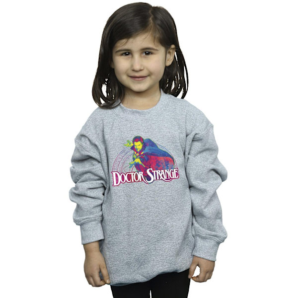 Marvel Girls Doctor Strange Psykedelisk Sweatshirt 9-11 år S Sports Grey 9-11 Years