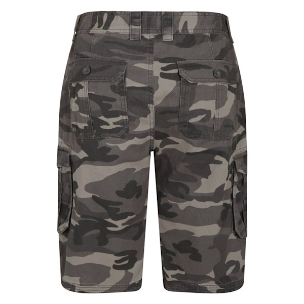 Mountain Warehouse Herr Camo Cargo Shorts 36R Svart Black 36R