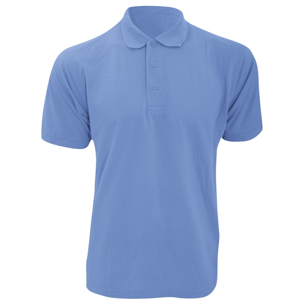 Kustom Kit Klassic Superwash Kortärmad Poloskjorta M Ljusblå Light Blue M