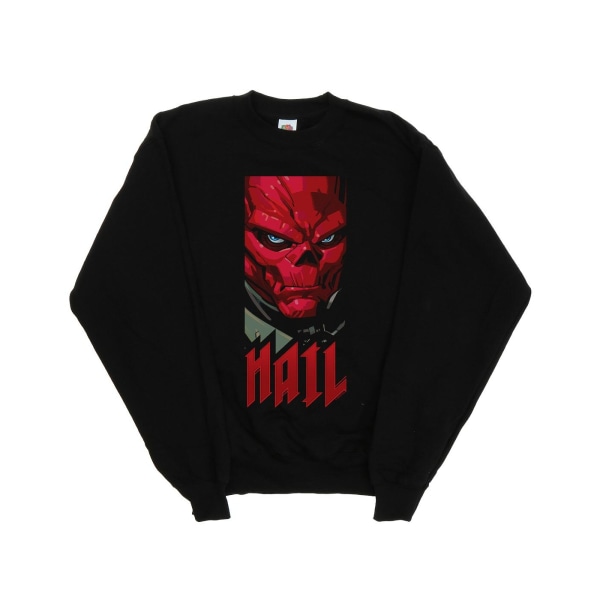 Marvel Womens/Ladies Avengers Hail Red Skull Sweatshirt XL Black Black XL