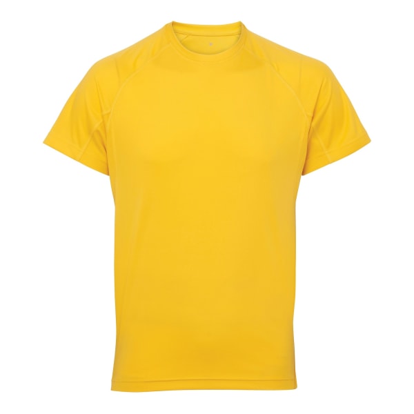 Tri Dri Mens Panelled Kortärmad T-Shirt 3XL Solgul Sun Yellow 3XL