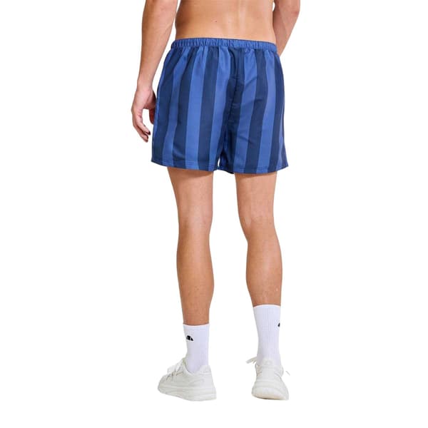 Ellesse Herr Staziona Vertikalrandiga Badshorts S Marinblå Navy S