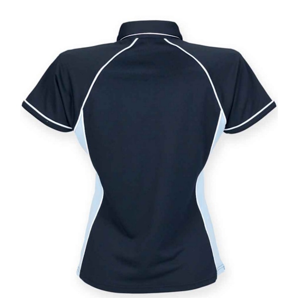 Finden & Hales Dam/Kvinna Pipad Prestanda Polotröja Storlek 16 UK Navy/Sky Blue/White 16 UK