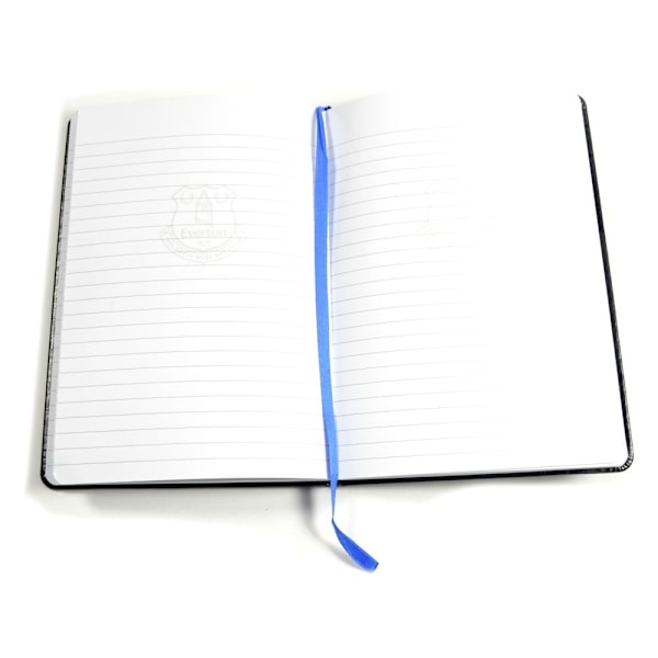Everton FC Premium A5 Notebook A5 Svart/Kunglig Blå Black/Royal Blue A5