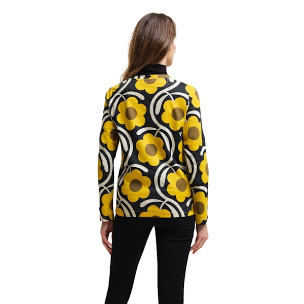 Regatta Dam/Kvinnor Orla Kiely Blommig Långärmad Vinter T-shirt Apple Blossom Yellow 10 UK