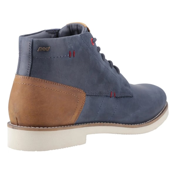 POD Herr Aries Oljat Läder Chukka Boots 7 UK Navy Navy 7 UK