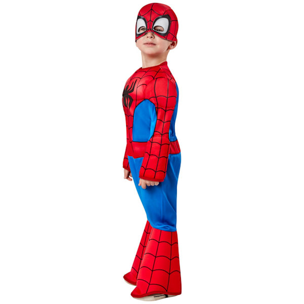 Spider-Man Boys Deluxe Costume 2-3 år Röd/Blå Red/Blue 2-3 Years