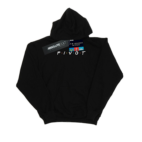 Friends Mens Pivot Logo Hoodie XXL Svart Black XXL