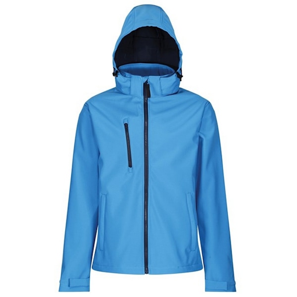 Regatta Herr Venturer Huvtröja Soft Shell Jacka XXL French Blue/ French Blue/Navy XXL