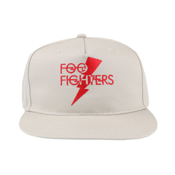 Foo Fighters Unisex Adult Flash Logo Snapback Cap One Size Sand Sand One Size