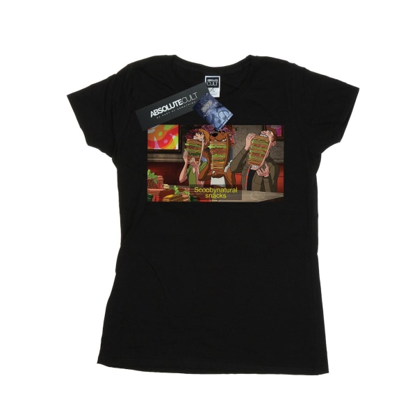 Scoobynatural Kvinnor/Dam Supernatural Snacks T-shirt i bomull Black M