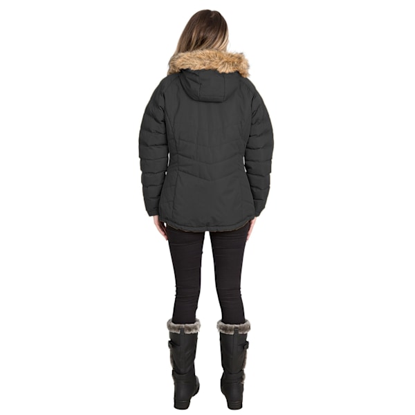 Trespass Womens/Ladies Nadina Vattentät Vadderad Jacka S Svart Black S