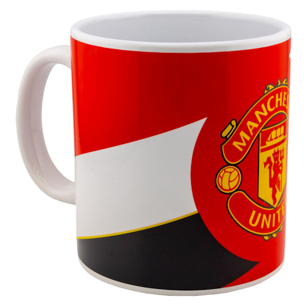 Manchester United FC Jumbo Mug En Storlek Röd/Gul Red/Yellow One Size