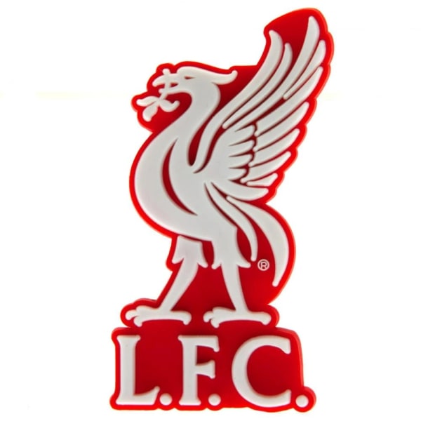 Liverpool FC 3D-kylmagnet En storlek Röd Red One Size