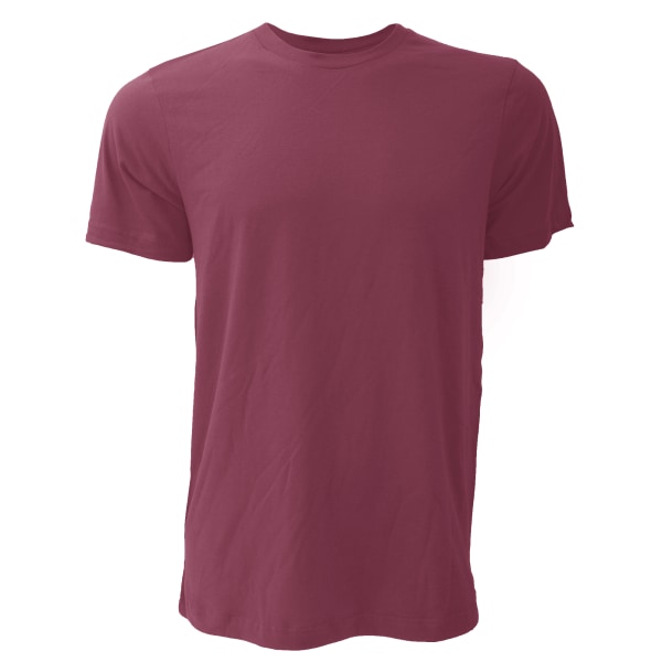 Canvas unisex jersey T-shirt med rund hals / kortärmad herr T-Sh Terracotta M
