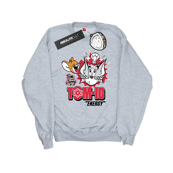 Tom And Jerry Girls Tomic Energy Sweatshirt 5-6 år Sports Grå Sports Grey 5-6 Years