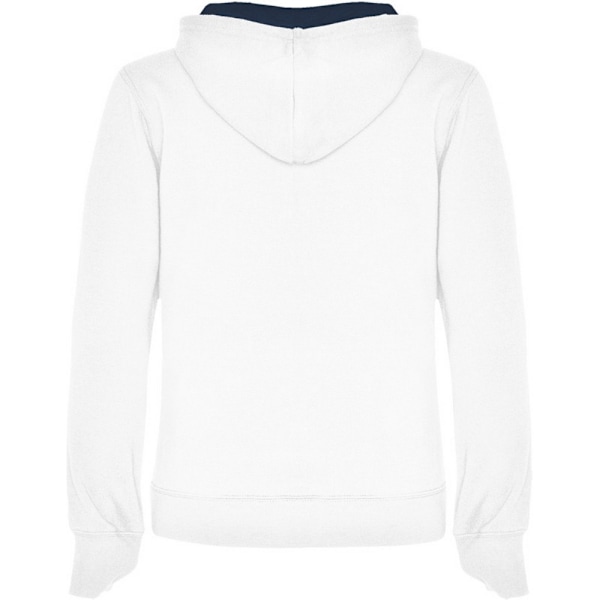 Roly Dam/Kvinnor Urban Hoodie M Vit/Marinblå White/Navy Blue M