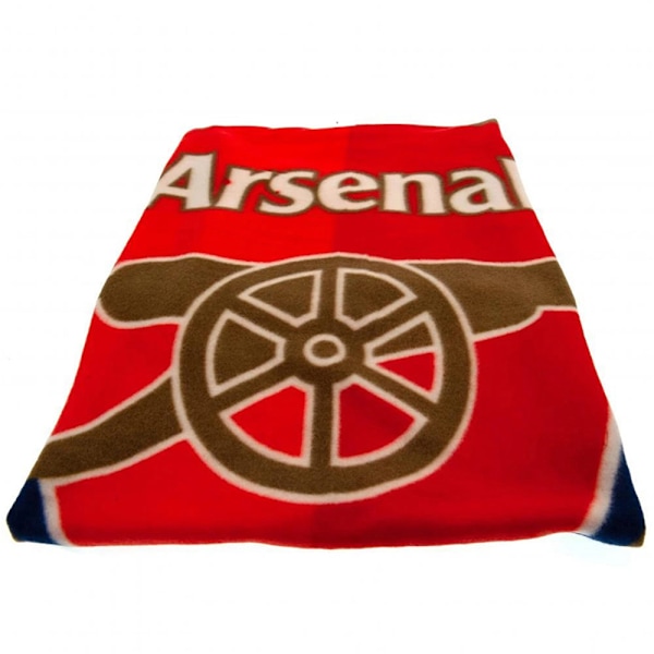 Arsenal FC Pulse Design Fleecefilt En Storlek Röd Red One Size