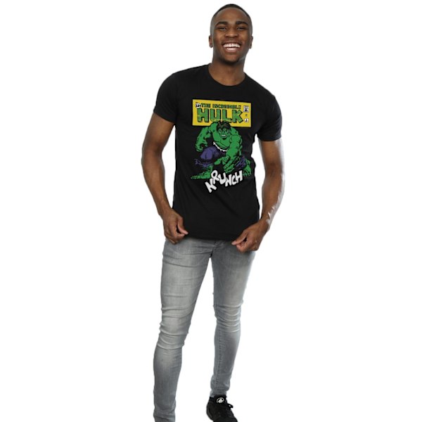 Hulk Krunch bomullströja för män M svart Black M