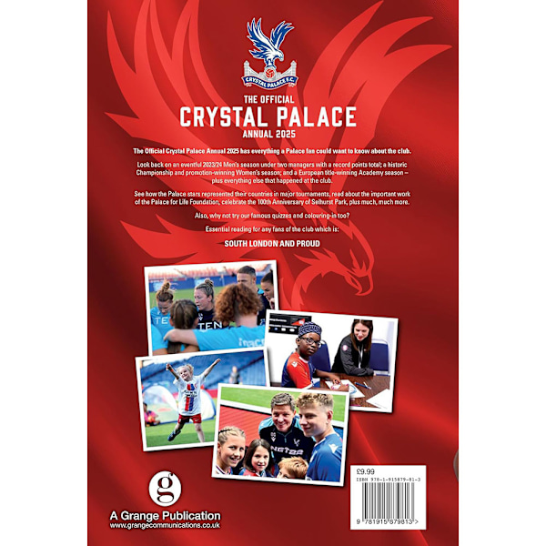 Crystal Palace FC 2025 Årsbok, En Storlek, Flerfärgad Multicoloured One Size