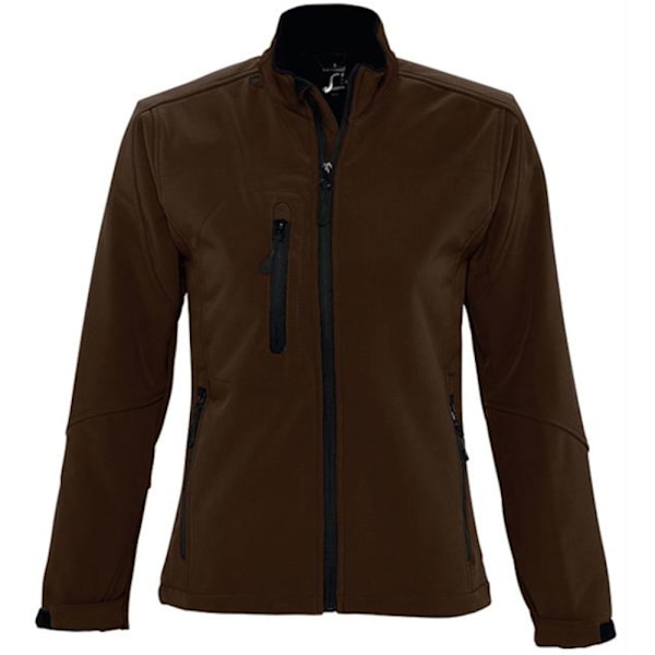 SOLS Dam/Damer Roxy Soft Shell Jacka (Andningsbar, Vindtät Och Vattenavvisande) Dark Chocolate L