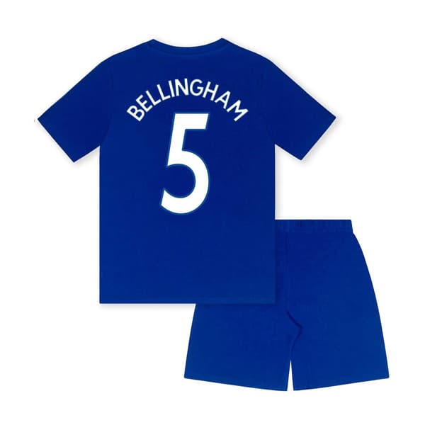 Real Madrid CF Pojkar Bellingham 5 Kort Pyjamas Set 4-5 År Blå Blue 4-5 Years