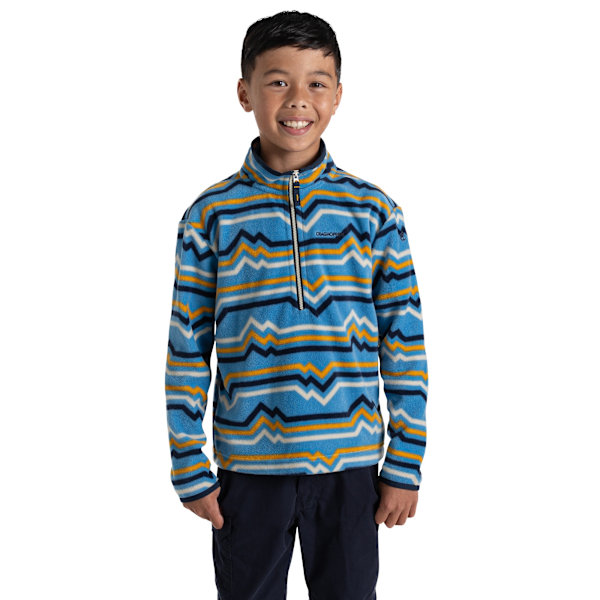 Craghoppers Barn/Barn Bachas Abstrakt Linjer Halv Dragkedja Fleece Bright Sky 5-6 Years