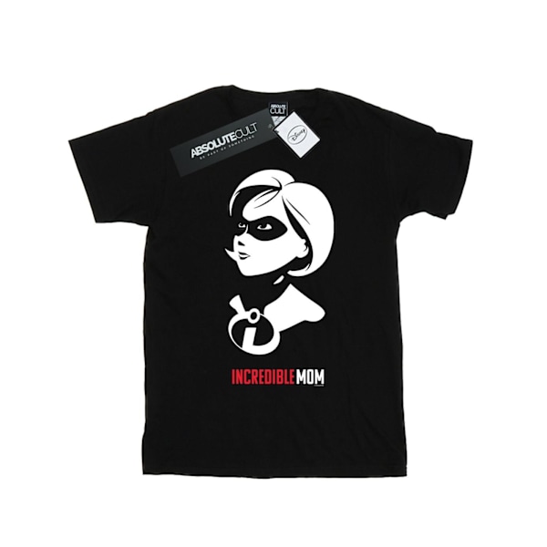 Disney Dam/Damer The Incredibles Incredible Mom Bomull Boyf Black 3XL