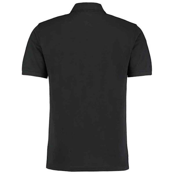 Kustom Kit Klassic Superwash 60C kortärmad pikétröja för män Black XXL