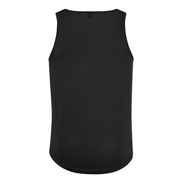 AWDis Just Cool Herr Sport Gym Enkel Tank Top / Linne S Jet Svart Jet Black S