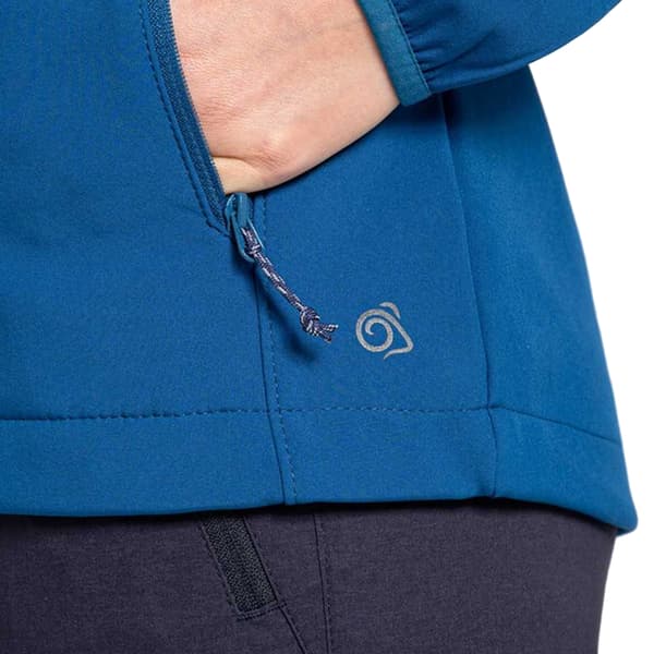 Craghoppers Dam/Dam Expert Basecamp Soft Shell Jacka 8 UK Poseidon Blue 8 UK