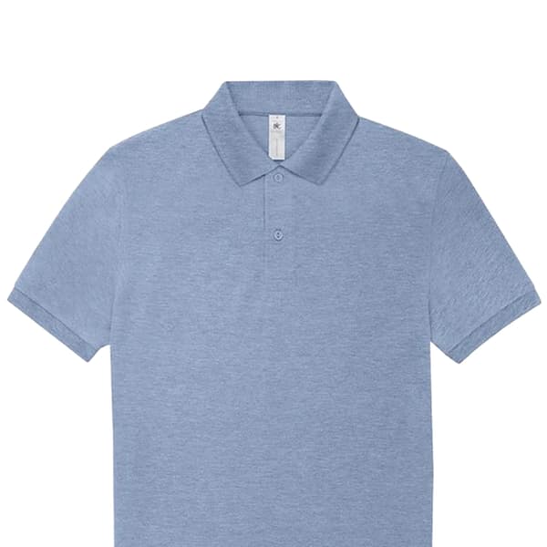 B&C Herr My Polo Shirt L Heather Blue Heather Blue L