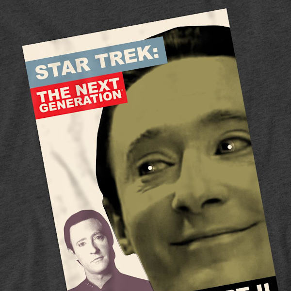 Star Trek Unisex Vuxen The Next Generation Säsong 7 Avsnitt 1 T-shirt Charcoal L