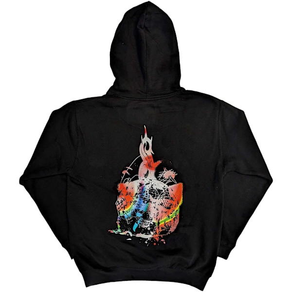 Slipknot Unisex Adult Death Back Print Hoodie S Svart Black S