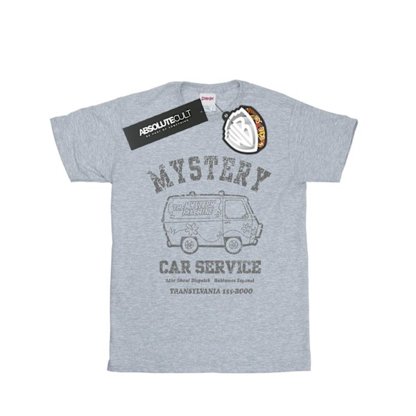 Scooby Doo Girls Mystery Car Service Bomull T-shirt 12-13 år Sports Grey 12-13 Years