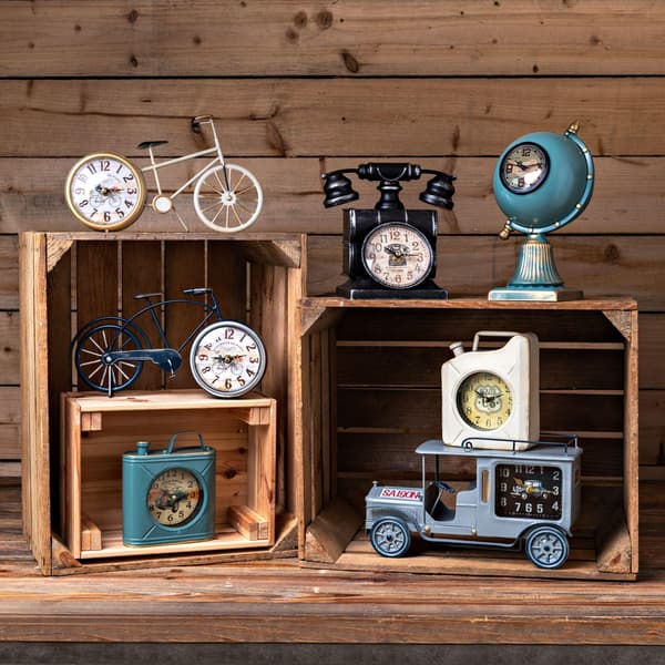 Hometime Mantel Klocka Cykel One Size Guld Gold One Size